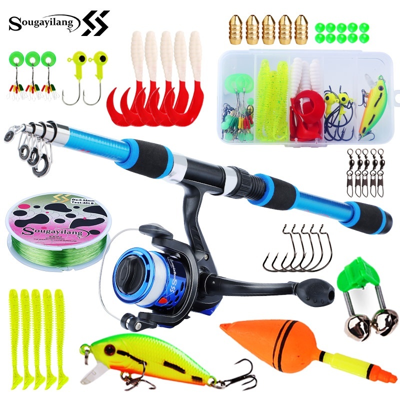 Sougayilang Set tongkat pancin - Freshwater Line ulasan dan harga